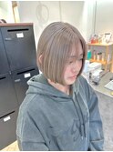 ハイトーン♪透明感ダブルカラーブリーチミルクティー
