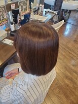 ツヤイロ 島田店&nbsp;フェミニンロング40代30代タッセルボブ前髪レイヤーボブ