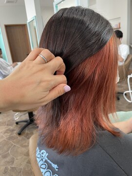 ヘアーディア みどり店(Hair...DiA) オレンジ
