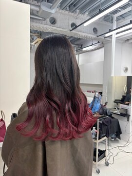 アライブ ハラジュク(ALIVE harajuku) 【ALIVE 夕貴】チェリーピンクグラデーションカラー