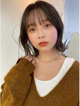 大人ガーリー/ミニボブレイヤー/ミディアムレイヤーカット/仙台