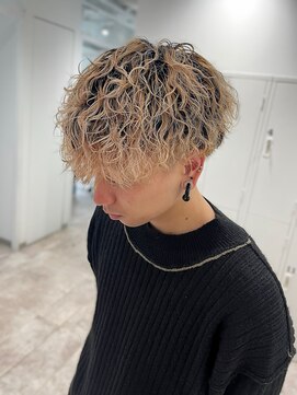 エレノア 静岡店(Eleanor) 【サメシマ】メンズ大人気☆スパイラルパーマ