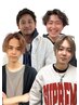 【我部/伊弉末/松元/チダ】カット+カラー+1starトリートメント 19800円