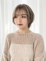 ルトワプラス(Lutowa plus)&nbsp;ミルクティーベージュショートウルフ［西条下見］