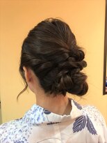 プリマヴェーラ 神楽坂 浴衣にぴったり！シニヨンヘアアレンジヘアー！