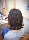 切りっぱなしボブ