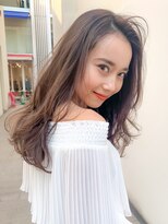 グローブス 表参道(THE GLOBES)&nbsp;ロングヘアでも動く無造作カール×デザインカラー