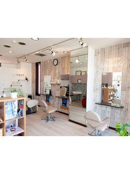 一人のスタイリストが仕上げまで担当♪《プライべ－ト風×隠れ家サロン》で周りを気にせずリラックス♪