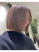 【YOKE】ミルクティーベージュカラーインスタ人気ケアブリーチ