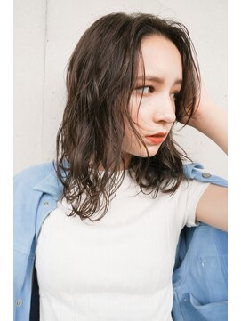 マセナ(Masena) オイルスタイリングミディ×ふんわりパーマ