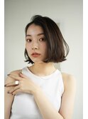 ◯アンニュイボブパーマ波ウェーブパーマこなれミディアムパーマ