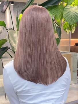 サンクプロジェクト(cinq PROJECT) ミルクティーベージュダブルカラーケアブリーチハイライト