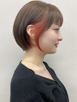 クレム 博多駅店(ChLem)&nbsp;大人ショートボブ インナーカラー ショートカット 博多 福岡