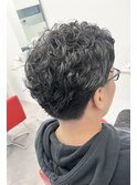 ウェットパーマ/ショート/ツーブロック/メンズパーマ