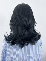 アルバム 新宿(ALBUM SHINJUKU)&nbsp;ブルーブラック__ハッシュカットフルバング_ba470652