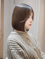 ロンド ブランシュ 錦糸町北口(Lond blanche) 前髪アンブレラカラーこなれミディイメチェンウェーブパーマ