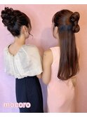 結婚式ヘアセット
