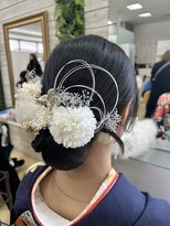 プリンプ トータルビューティ(PRIMP.total beauty) タイトヘア/成人式set/カチモリシニヨン