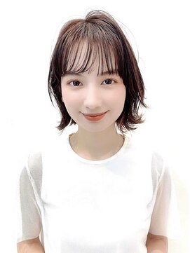 マティエ 銀座(Matie) ボブウルフ外国人風カラーココアベージュ透明感20代30代40代銀座