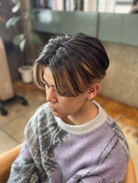 クレップスヘアーヒマワリ(CRE'PS HAIR HIMAWARI) ハイトーンセンターパート