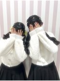ガーリースタイル/心斎橋/ヘアメ/セットサロン