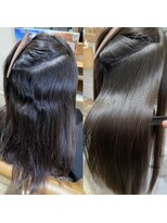 ニコ ヘアリラクゼーション(Nico hair relaxation)&nbsp;大人可愛い透明感立体感グレージュ×エアストレート20代30代40代