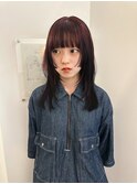 チェリーカラー　チェリーパープル　パープルブラウン　パープル