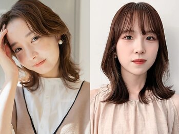 エッジ ヘア メイク(edge hair +make)の写真/第一印象UP★顔回りは特に拘ってデザイン！トレンドのレイヤーカットや小顔見せカットも◎［南流山］