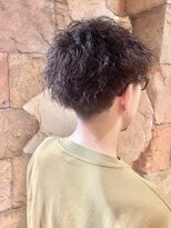 クレドガーデン 柏(CRED GARDEN) ツイストスパイラルパーマツーブロックメンズマッシュメンズヘア