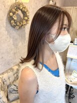 ディーヴァヘアーエズ(DIVA hair Eze) 【haruna】ホワイトグレージュ/グレージュ/イヤリングカラー
