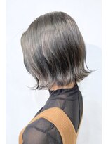 ジップ 稲毛店(ZIP) 切りっぱなしボブくびれヘアぱつっとボブロブ外ハネボブ