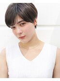 『 グレージュ&毛束感 』外国人風ショートスタイル♪