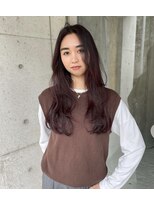 ローウェ 新百合ヶ丘(Louwe)&nbsp;透明感,外ハネウェーブオリーブアッシュ[新百合ヶ丘/新百合ヶ丘