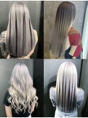 ハイライト、ブリーチ、ダブルカラー、インナーカラー、エクステ