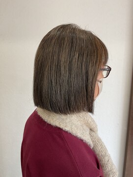 ワンレンさらさらストレート