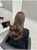 ロングヘア × brownbeige