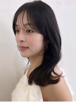 コート 青山(Cote) 美髪くびれレイヤーカットレイヤーミディブラウンカラー髪質改善
