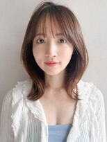 リヤン 表参道(lyann)&nbsp;ダークパープルミルクブラウンワンホンレイヤー外ハネボブa