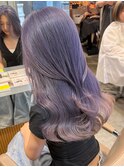 原宿ブルーラベンダー×ロングレイヤーで透明感＊