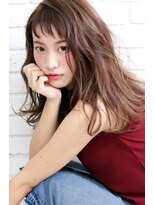 ザッツ 平井店(ZA'S) うぶバング×ハイライト×ベビーベージュのおフェロミディ