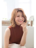 大人可愛いミディアムスタイル