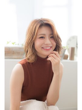 ビセル バイ シータ 川越店(becel by THETA) 大人可愛いミディアムスタイル