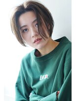 エアー 福岡(AIR)&nbsp;【air-FUKUOKA】大人かわいいハンサムショート　黒髪も可