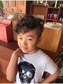 ツーブロックゆるふわパーマ
