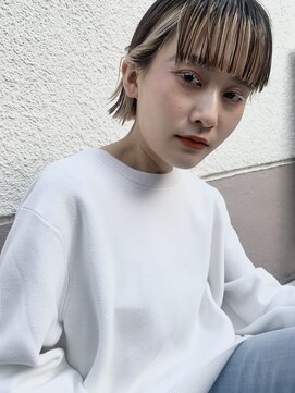 ロク 高田馬場(lok) ボブとインナーハイライト