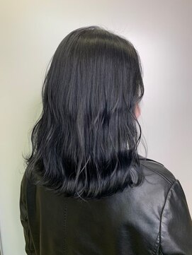 ラべリー 池袋(LOVELEY) 【 LOVELEY 】ミディアム×ブルーブラック