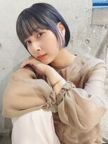 ルービック バランス 天王寺(Rubik's×Balance)&nbsp;小顔に見える大人ショートボブ/インナーカラー