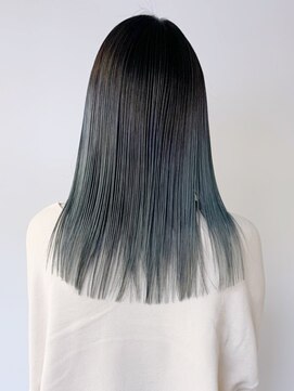 アイティー バイ アルバム 中野店(IT by ALBUM) モードグラデーション_グレーベージュレイヤーロング_ba336002