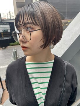 ヌード(NUDE) 「NUDE」#20代30代ショートボブ前下がりショート前下がりボブ