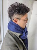 グリースで作る、立ち上げパーマスタイル★ 藤原